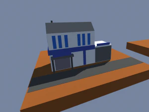 low poly city starter pack 1 3D Model
