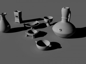 Antique Tableware Modelo de impresión 3D