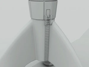 Foguete Tintin dos quadrinhos tem como alvo a Lua e o pouso na Lua Modelo de Impressão 3D