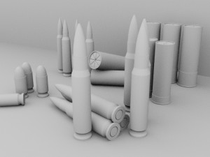 Printable bullets for a personal project 3D Model