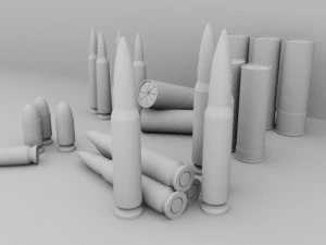 Printable bullets for a personal project 3D Model