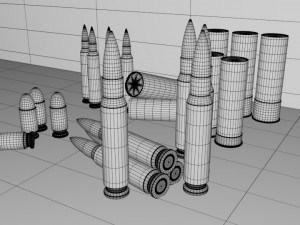 Printable bullets for a personal project 3D Model