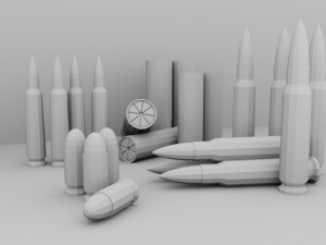 Printable bullets for a personal project 3D Model