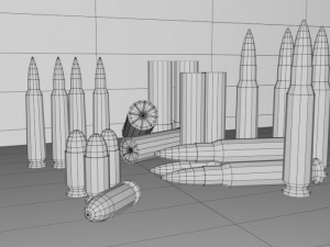 Printable bullets for a personal project 3D Model