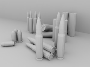Printable bullets for a personal project 3D Model