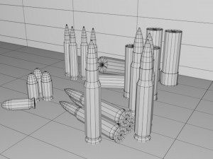 Printable bullets for a personal project 3D Model