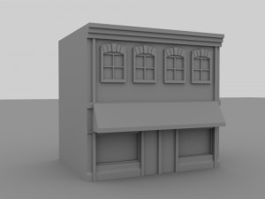 3D Standar building Shop Modelo de impresión 3D