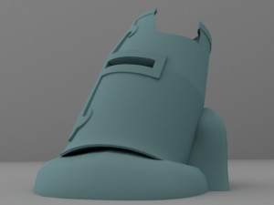 Medieval helmet pot 3Dプリントモデル