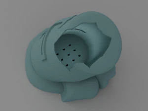 Medieval helmet pot 3D Print Model