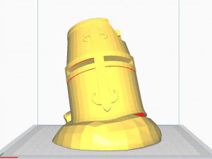 Medieval helmet pot 3D Print Model
