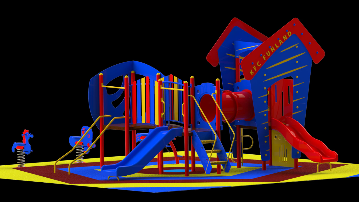 playgrounds for download - pm00312 - b-house 3D Model .c4d .max .obj .3ds .fbx .stl .blend