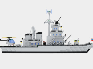 lego ship 3D-Modell