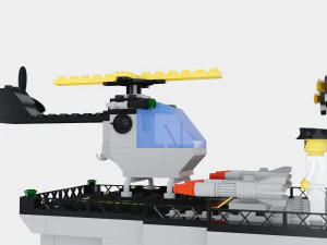lego ship 3D Model