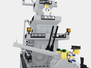 lego ship 3D Model