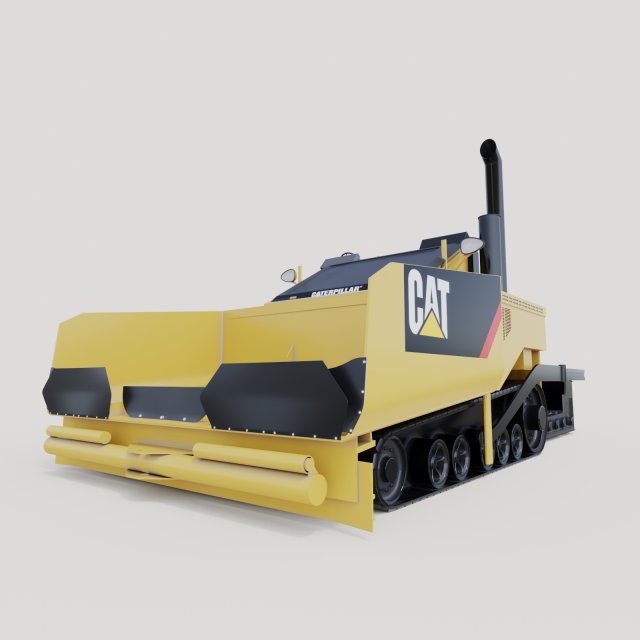 caterpillar Modello 3D .c4d .max .obj .3ds .fbx .stl .blend 