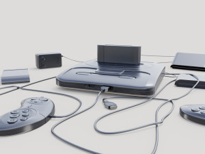 sega mega drive 2 Modello 3D