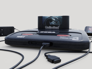 sega mega drive 2 Modello 3D