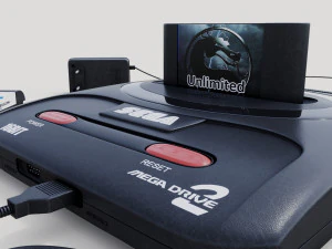 sega mega drive 2 3D Model