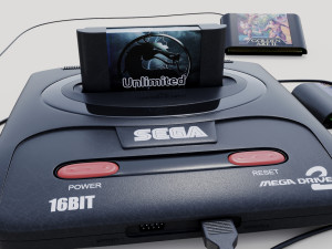 sega mega drive 2 Modello 3D