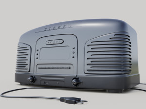 radio teac 3D-Modell