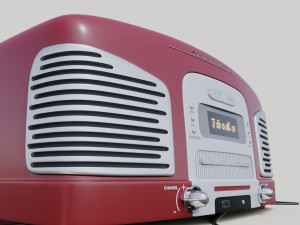 radio teac 3D-Modell