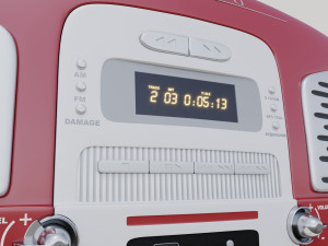 radio teac 3D-Modell