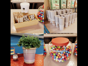 set street cafe 3Dモデル