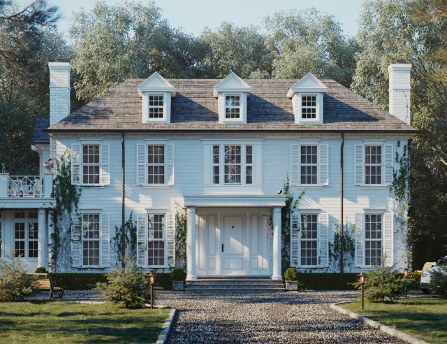 house set01 3D Model .c4d .max .obj .3ds .fbx .stl .blend 