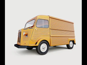 citroen type h 3D Model