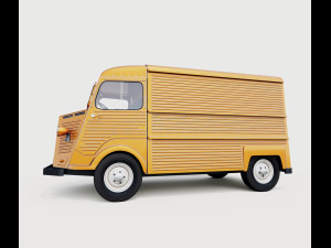 citroen type h 3Dモデル