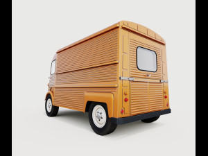 citroen type h 3Dモデル
