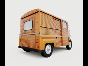 citroen type h 3Dモデル