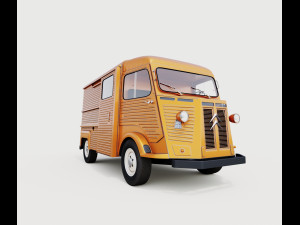 citroen type h 3Dモデル