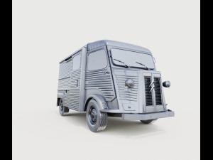 citroen type h 3Dモデル