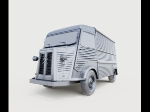 citroen type h 3Dモデル