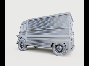 citroen type h 3Dモデル
