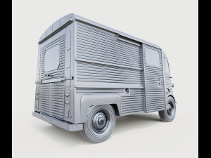citroen type h 3Dモデル