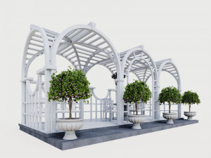 summer house 3D 모델