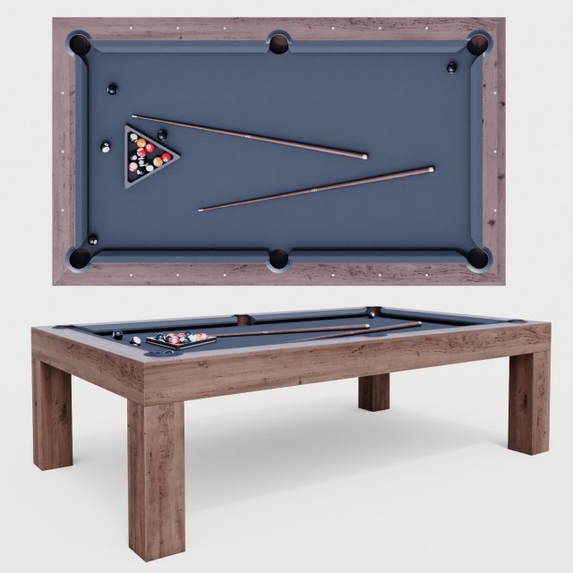 brunswick parsons billiards table Modèle 3D .c4d .max .obj .3ds .fbx .stl .blend 