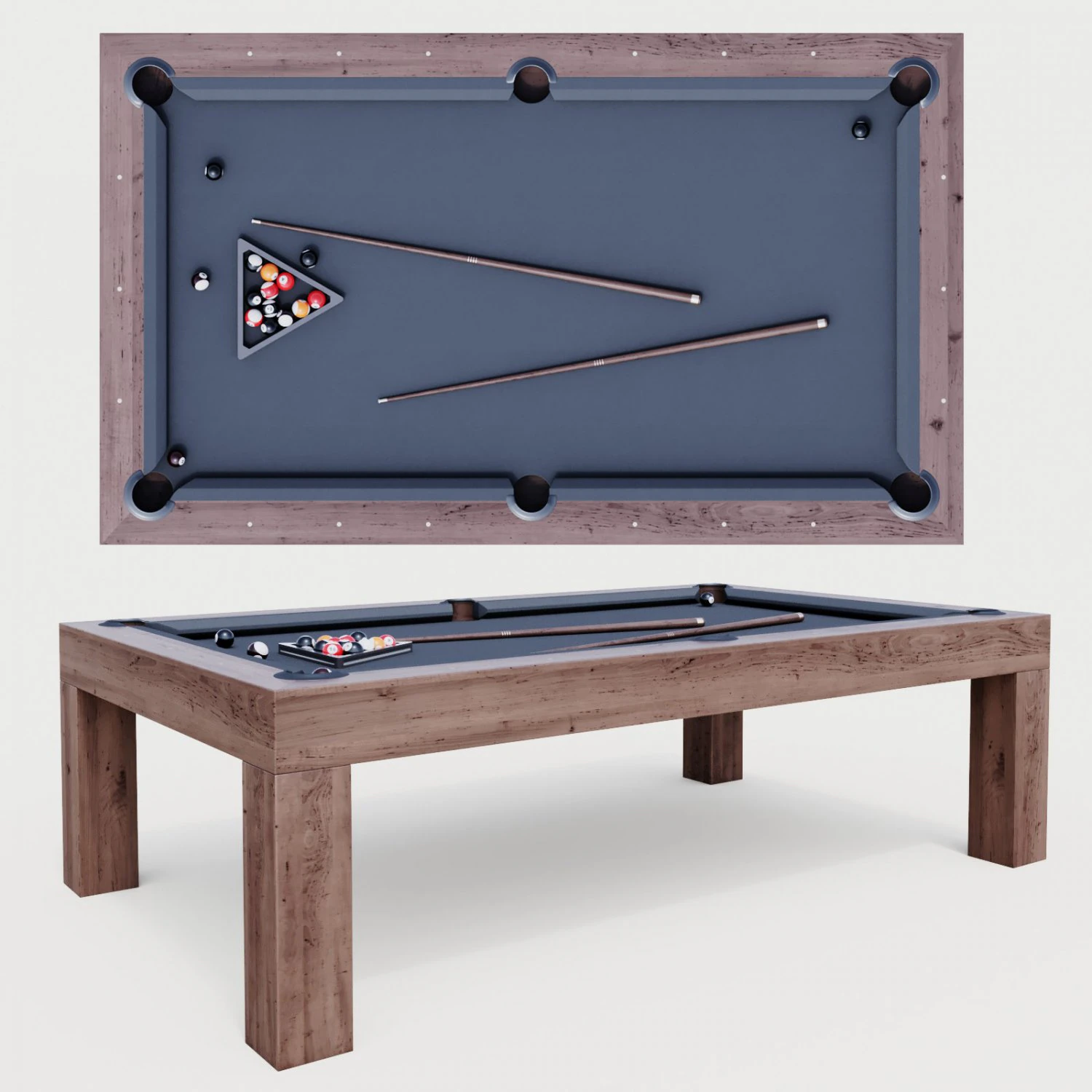 brunswick parsons billiards table 3D Model .c4d .max .obj .3ds .fbx .stl .blend