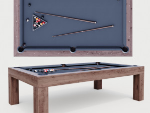 This folder includes all 3dsmax files of models such as billiards