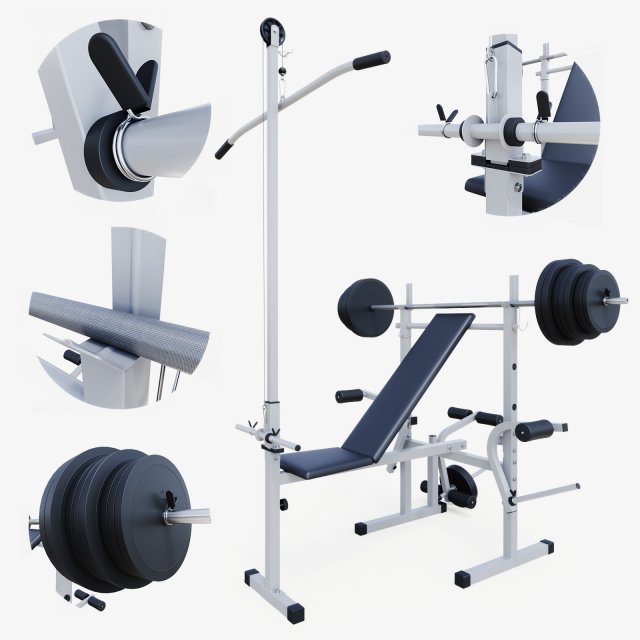 dfc training apparatus 3D Модель .c4d .max .obj .3ds .fbx .stl .blend 