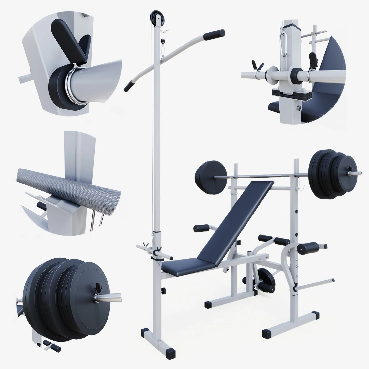 dfc training apparatus 3D Model .c4d .max .obj .3ds .fbx .stl .blend 