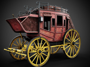 stagecoach 3D 모델
