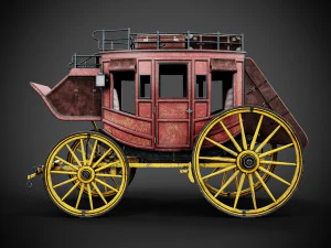 stagecoach 3D Model