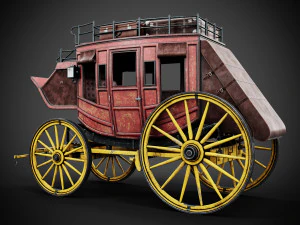 stagecoach 3D Model