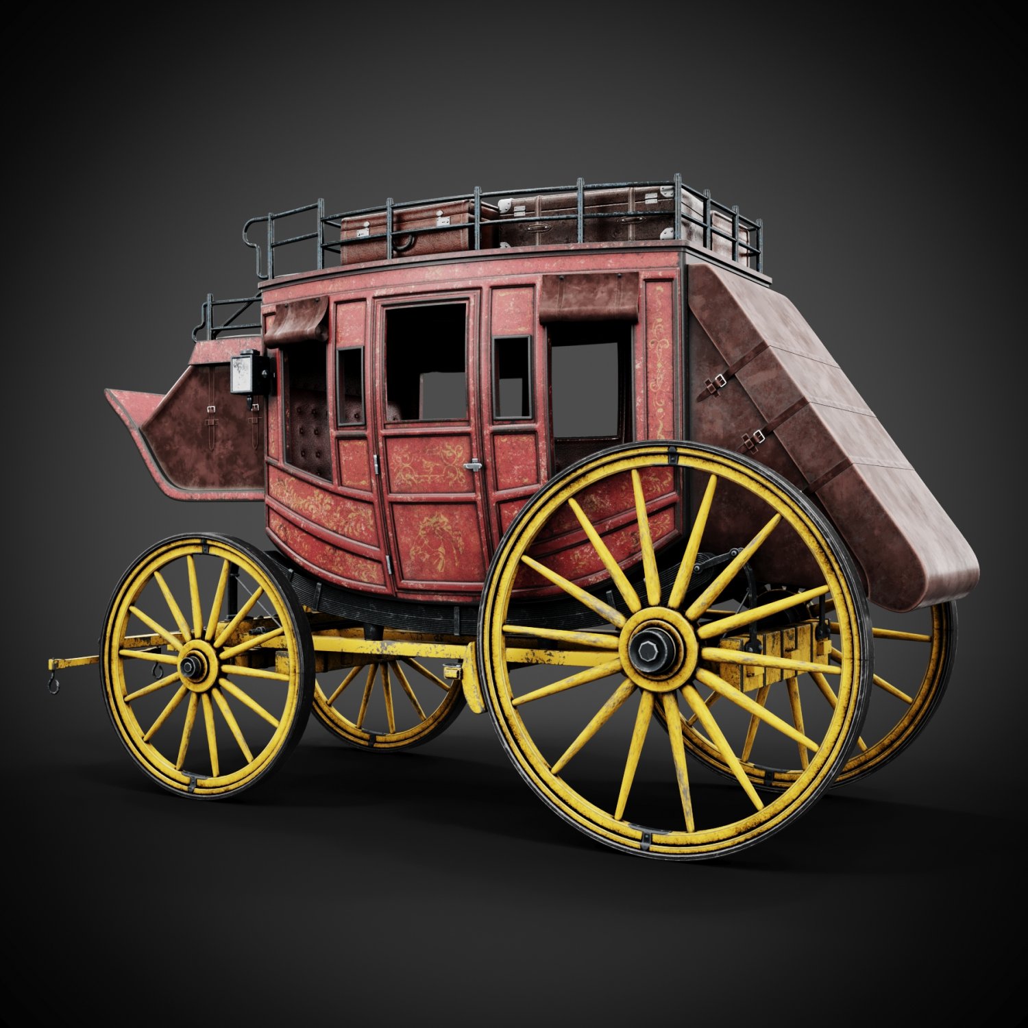 Stagecoach 3d Model In Other 3dexport