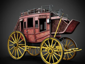 stagecoach 3D Model