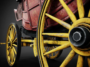 stagecoach 3D Model