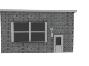 einfacher Laden 3D Modell